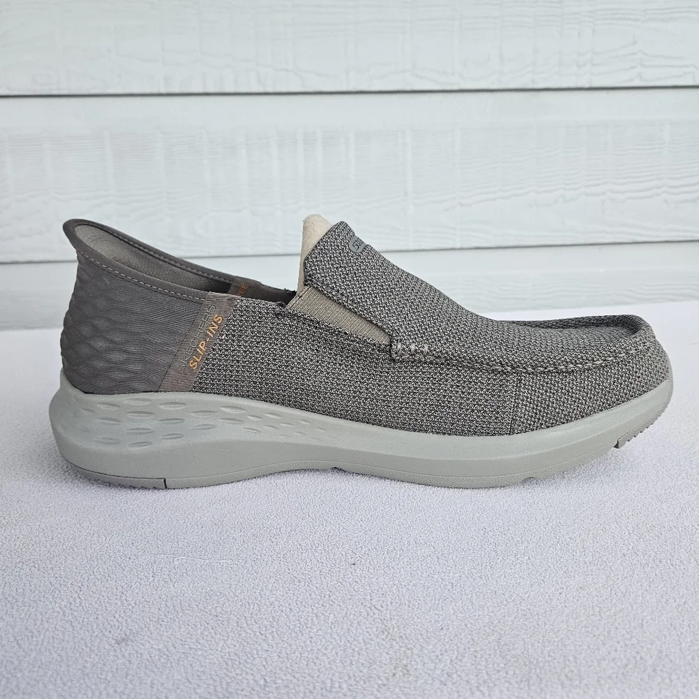 Skechers Slip-ins Parson Ralven Brown Loafer Men SZ 13 Slip-On Memory Foam